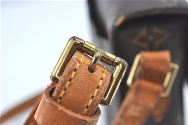 Auth Louis Vuitton Monogram Saint Cloud MM Shoulder Cross Bag M51243 LV J1820