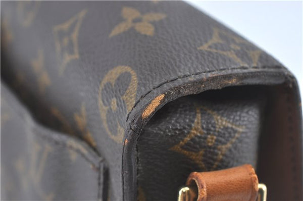 Auth Louis Vuitton Monogram Saint Cloud MM Shoulder Cross Bag M51243 LV J1820