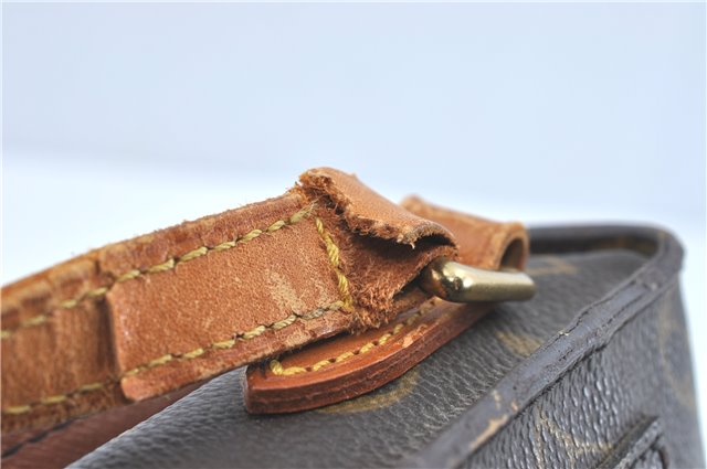 Auth Louis Vuitton Monogram Saint Cloud MM Shoulder Cross Bag M51243 LV J1820