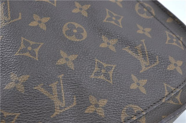 Auth Louis Vuitton Monogram Saint Cloud MM Shoulder Cross Bag M51243 LV J1820
