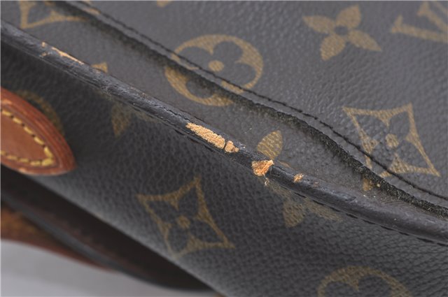 Auth Louis Vuitton Monogram Saint Cloud MM Shoulder Cross Bag M51243 LV J1820