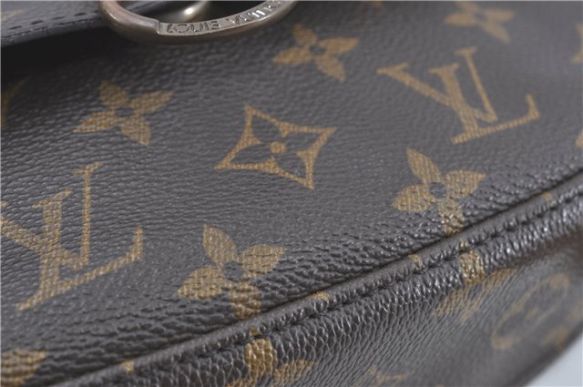 Auth Louis Vuitton Monogram Saint Cloud MM Shoulder Cross Bag M51243 LV J1820