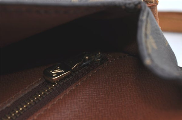 Auth Louis Vuitton Monogram Saint Cloud MM Shoulder Cross Bag M51243 LV J1820