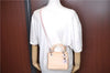 Authentic Christian Dior Cannage Nylon 2Way Shoulder Hand Bag Light Pink J1821