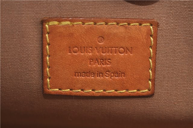 Authentic Louis Vuitton Vernis Roxbury Drive 2Way Hand Bag Beige M91372 LV J1822