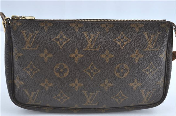 Authentic Louis Vuitton Monogram Pochette Accessoires Pouch M51980 LV J1823