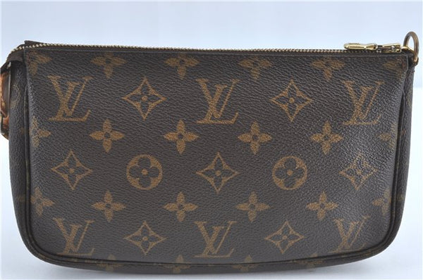 Authentic Louis Vuitton Monogram Pochette Accessoires Pouch M51980 LV J1823