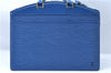 Authentic Louis Vuitton Epi Riviera Hand Bag Blue M48185 LV J1824