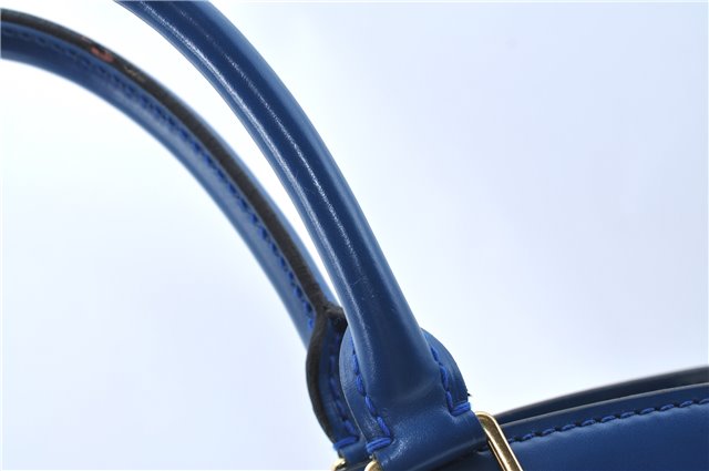 Authentic Louis Vuitton Epi Riviera Hand Bag Blue M48185 LV J1824
