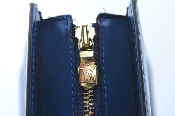 Authentic Louis Vuitton Epi Riviera Hand Bag Blue M48185 LV J1824