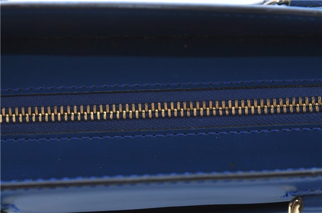 Authentic Louis Vuitton Epi Riviera Hand Bag Blue M48185 LV J1824