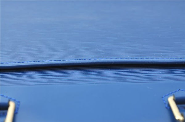 Authentic Louis Vuitton Epi Riviera Hand Bag Blue M48185 LV J1824