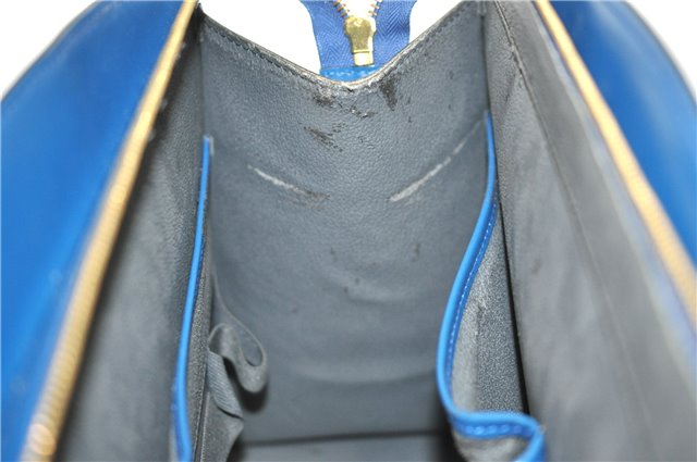 Authentic Louis Vuitton Epi Riviera Hand Bag Blue M48185 LV J1824