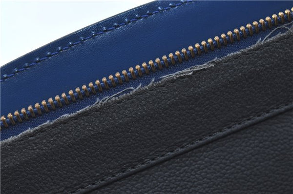 Authentic Louis Vuitton Epi Riviera Hand Bag Blue M48185 LV J1824