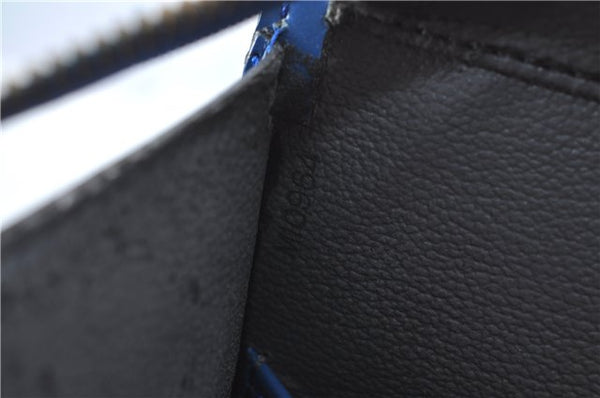 Authentic Louis Vuitton Epi Riviera Hand Bag Blue M48185 LV J1824