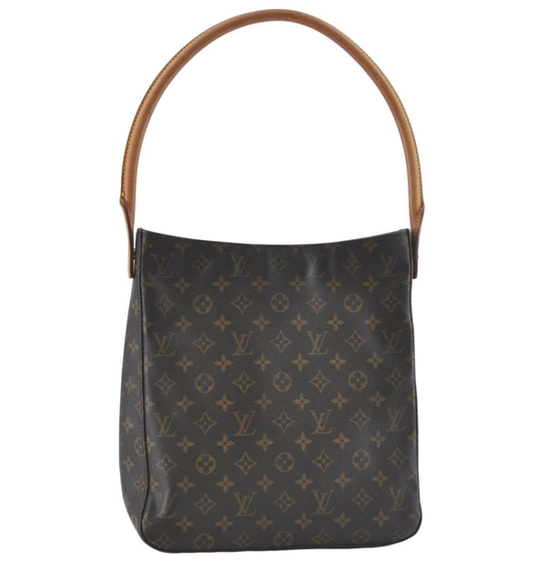 Authentic Louis Vuitton Monogram Looping GM Shoulder Bag M51145 LV J1827