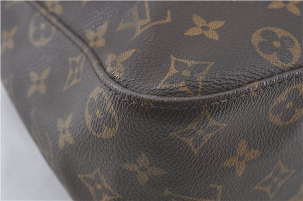 Authentic Louis Vuitton Monogram Looping GM Shoulder Bag M51145 LV J1827