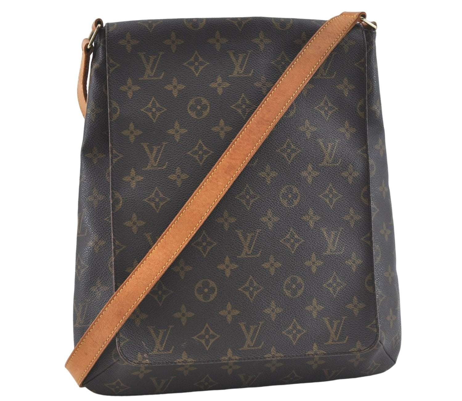 Authentic Louis Vuitton Monogram Musette Shoulder Cross Body Bag M51256 LV J1828