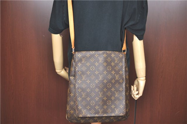 Authentic Louis Vuitton Monogram Musette Shoulder Cross Body Bag M51256 LV J1828