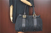 Auth GUCCI Interlocking G Shoulder Tote Bag GG Canvas Leather 223954 Black J1831