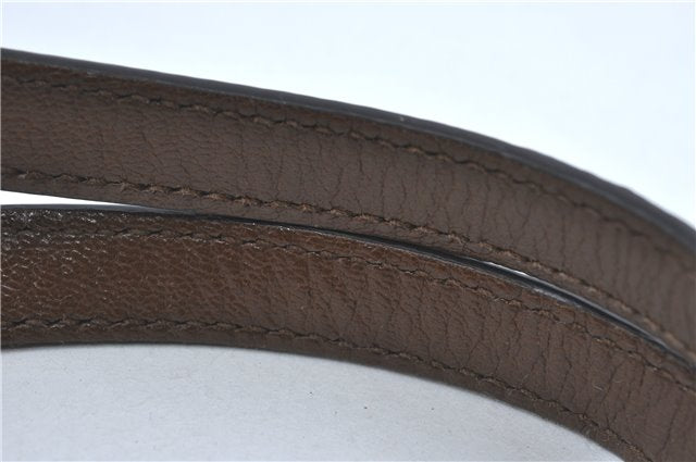 Authentic GUCCI Horsebit Shoulder Tote Bag Leather 623694 Brown J1832