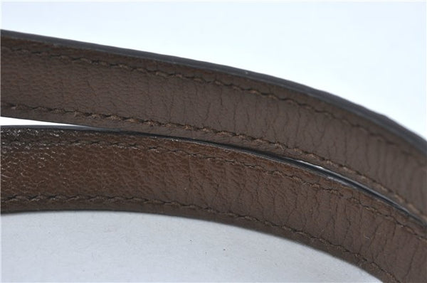 Authentic GUCCI Horsebit Shoulder Tote Bag Leather 623694 Brown J1832