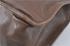 Authentic GUCCI Horsebit Shoulder Tote Bag Leather 623694 Brown J1832