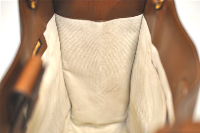 Authentic GUCCI Horsebit Shoulder Tote Bag Leather 623694 Brown J1832