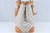 Auth Louis Vuitton Damier Azur Hampstead MM Shoulder Tote Bag N51206 LV J1833