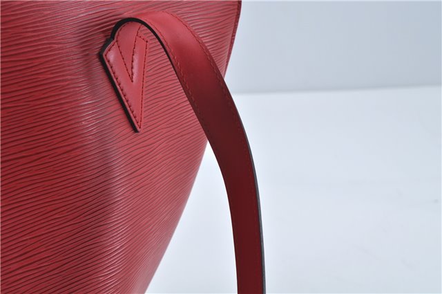 Auth Louis Vuitton Epi Saint Jacques Shopping Shoulder Bag Red M52267 LV J1835