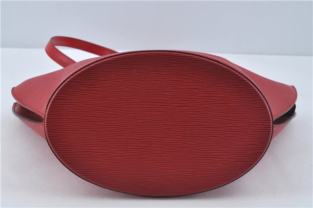 Auth Louis Vuitton Epi Saint Jacques Shopping Shoulder Bag Red M52267 LV J1835