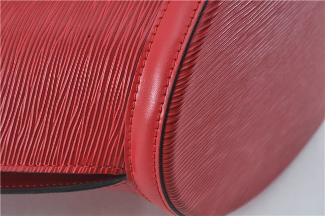 Auth Louis Vuitton Epi Saint Jacques Shopping Shoulder Bag Red M52267 LV J1835