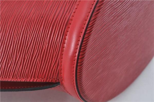 Auth Louis Vuitton Epi Saint Jacques Shopping Shoulder Bag Red M52267 LV J1835
