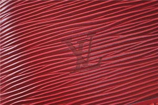 Auth Louis Vuitton Epi Saint Jacques Shopping Shoulder Bag Red M52267 LV J1835