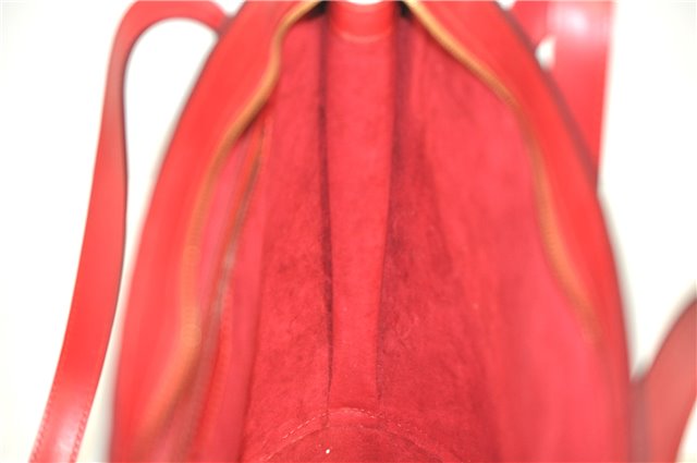 Auth Louis Vuitton Epi Saint Jacques Shopping Shoulder Bag Red M52267 LV J1835