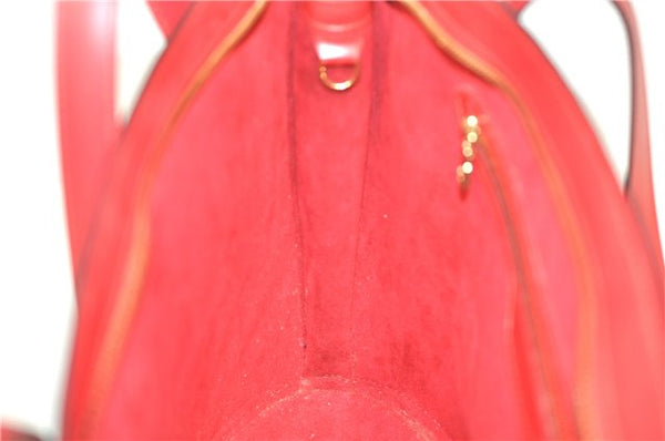 Auth Louis Vuitton Epi Saint Jacques Shopping Shoulder Bag Red M52267 LV J1835