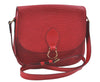 Auth Louis Vuitton Epi Saint Cloud GM Shoulder Cross Bag Red M52197 LV J1836