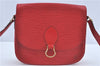 Auth Louis Vuitton Epi Saint Cloud GM Shoulder Cross Bag Red M52197 LV J1836