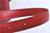 Auth Louis Vuitton Epi Saint Cloud GM Shoulder Cross Bag Red M52197 LV J1836