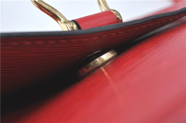 Auth Louis Vuitton Epi Saint Cloud GM Shoulder Cross Bag Red M52197 LV J1836