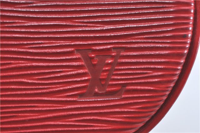 Auth Louis Vuitton Epi Saint Cloud GM Shoulder Cross Bag Red M52197 LV J1836