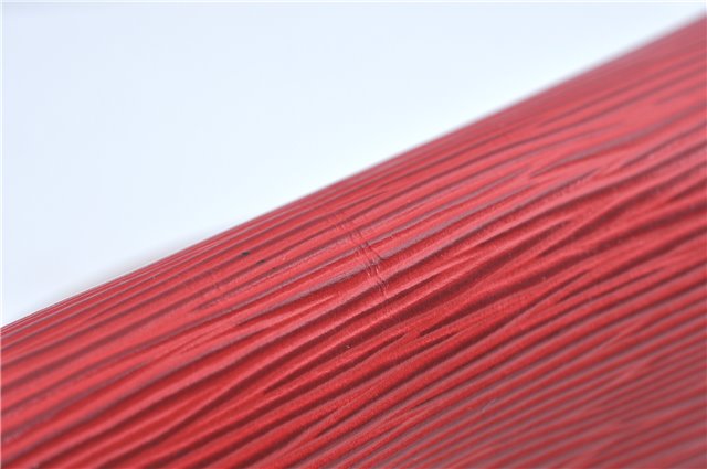 Auth Louis Vuitton Epi Saint Cloud GM Shoulder Cross Bag Red M52197 LV J1836