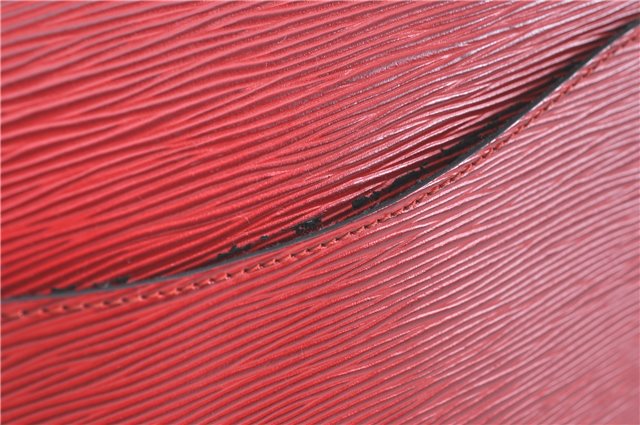 Auth Louis Vuitton Epi Saint Cloud GM Shoulder Cross Bag Red M52197 LV J1836