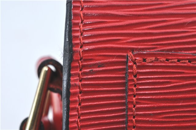 Auth Louis Vuitton Epi Saint Cloud GM Shoulder Cross Bag Red M52197 LV J1836