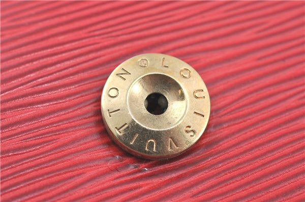 Auth Louis Vuitton Epi Saint Cloud GM Shoulder Cross Bag Red M52197 LV J1836