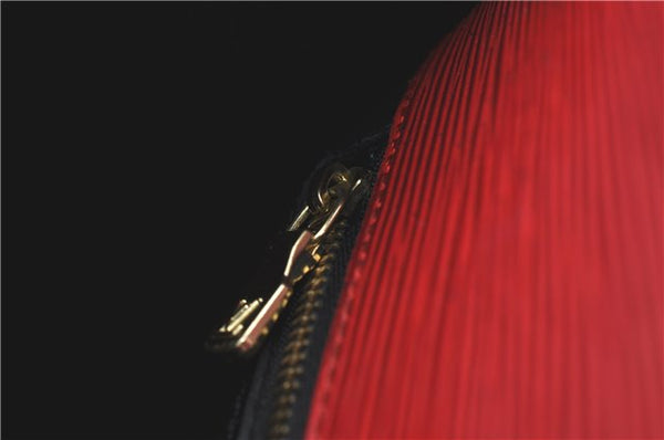 Auth Louis Vuitton Epi Saint Cloud GM Shoulder Cross Bag Red M52197 LV J1836