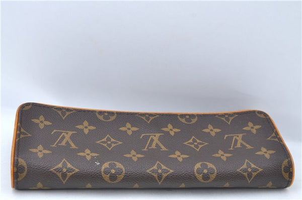 Authentic Louis Vuitton Monogram Pochette Twin GM Shoulder Bag M51852 LV J1837
