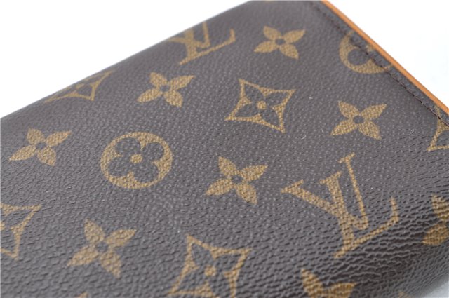 Authentic Louis Vuitton Monogram Pochette Twin GM Shoulder Bag M51852 LV J1837