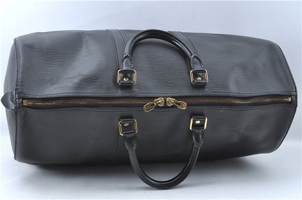 Authentic Louis Vuitton Epi Keepall 50 Boston Travel Bag Black M42952 LV J1841