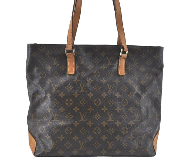 Authentic Louis Vuitton Monogram Cabas Mezzo Tote Bag M51151 LV J1842